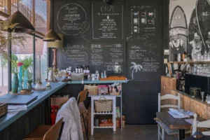 clientes en un local